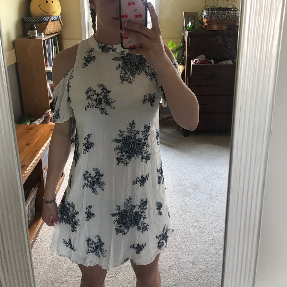 Floral print sun dress